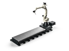 Линейный модуль с кареткой под робот и сварку
