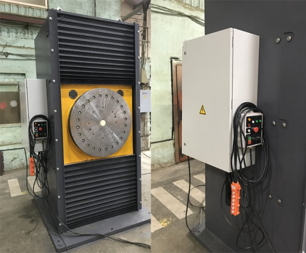 Позиционер с подъемом планшайбы